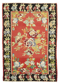 Kilim Semi-Antigo Tapete 207X290 Oriental Tecidos À Mão Castanho Alaranjado/Preto (Lã, Slovenia)