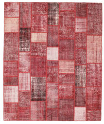 Patchwork Rug 252X302 Authentic
 Modern Handknotted Purple/Rust Red Large (Wool, Turkey)