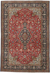 Qum Patina Rug 262X380 Authentic
 Oriental Handknotted Brown/Dark Grey Large (Wool, Persia/Iran)