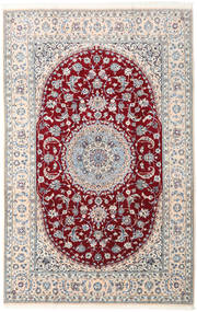 Nain 9La 러그 202X315 정품
 오리엔탈 수제 베이지/라이트 그레이 (울/실크, 페르시아/이란)