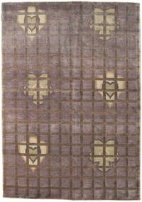 Himalaya Rug 137X196 Authentic
 Modern Handknotted Light Brown (Wool, India)