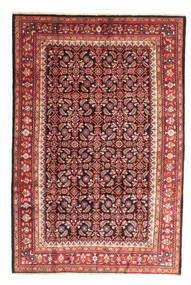 Arak Matta 206X309 Äkta Orientalisk Handknuten Roströd/Brun (Ull, Persien/Iran)