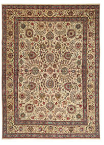 Tabriz Patina Rug 298X408 Authentic
 Oriental Handknotted Light Brown/Dark Red Large (Wool, Persia/Iran)