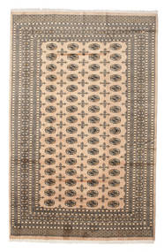 Paquistão Bucara 2Ply Tapete 202X313 Oriental Feito A Mão Castanho Claro/Bege Escuro (Lã, Paquistão)