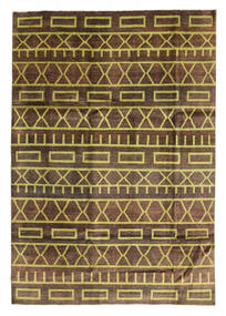 Ziegler Moderno Tapete 200X288 Moderno Feito A Mão Castanho Escuro/Castanho/Castanho Claro (Lã, Paquistão)