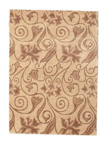 Himalaya Rug 110X154 Authentic
 Modern Handknotted Dark Beige/Light Brown (Wool, India)