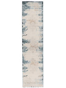 Alaska - Claro Azul/Cream Tapete 80X400 Moderno Tapete Passadeira Bege/Cinzento Claro ( Turquia)