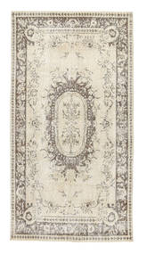 カラード ヴィンテージ 絨毯 113X221 モダン 手織り 薄い灰色/ベージュ/暗めのベージュ色の (ウール, トルコ)