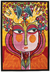 She has flowers in her hair matta CVD11306