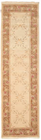 Himalaya Tapete 84X293 Moderno Feito A Mão Tapete Passadeira Castanho Claro/Bege Escuro/Bege ( Índia)