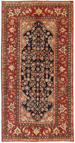 Heriz Patina Alfombra 148X295 Oriental Hecha A Mano Rojo Oscuro/Marrón Claro (Lana, Persia/Irán)