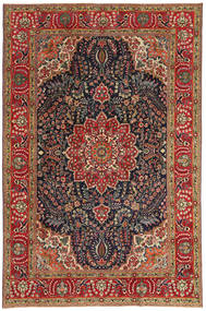 Tabriz Patina Rug 200X312 Authentic Oriental Handknotted Dark Red/Light Brown (Wool, Persia/Iran)