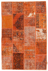 Patchwork Sag 118X183 Autentični
 Moderni Ručno Uzlan Hrđavo Crvena/Narančasta (Vuna, Turska)