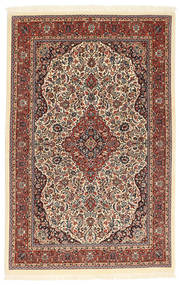 Ilam Sherkat Farsh Silk Rug 104X160 Authentic Oriental Handknotted Light Brown/Beige (Wool/Silk, Persia/Iran)
