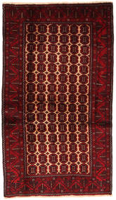 Baluch Rug 100X179 Authentic
 Oriental Handknotted Dark Red/Dark Brown (Wool, Persia/Iran)
