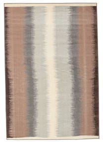 Ikat - Cinzento Tapete 140X200 Moderno Castanho Claro/Cinzento Claro ( Turquia)