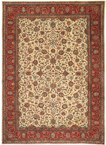 Sarough Patina Tapis 315X435 D'orient Fait Main Rouge Foncé/Marron Clair Grand (Laine, Perse/Iran)