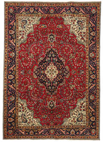 Tabriz Patina Rug 210X303 Authentic Oriental Handknotted Dark Red/Light Brown (Wool, Persia/Iran)