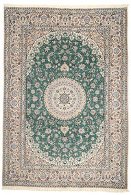 Nain 9La 러그 245X355 정품
 오리엔탈 수제 라이트 그레이/다크 그레이/라이트 브라운 (울/실크, 페르시아/이란)