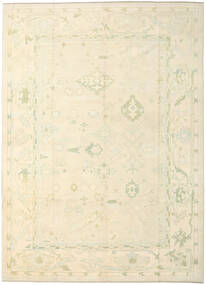 Usak Tapete 287X400 Oriental Feito A Mão Bege/Amarelo Grande (Lã, Turquia)