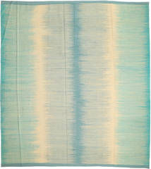 Kilim Modern Rug 263X293 Authentic
 Modern Handwoven Pastel Green/Light Grey Large (Wool, Afghanistan)