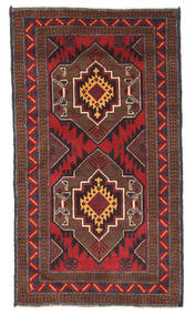 Baluch 러그 84X146 정품
 오리엔탈 수제 다크 레드/다크 브라운 (울, 아프가니스탄)