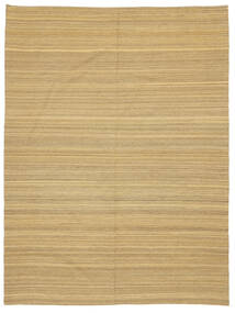 Kelim Moderni Matto 214X285 Moderni Käsinkudottu Tummanbeige/Beige (Villa, Afganistan)