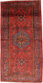 Zanjan Tapijt 135X268 Echt Oosters Handgeknoopt Donkerrood/Roestkleur (Wol, Perzië/Iran)