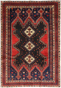 Afshar Rug 175X255 Authentic
 Oriental Handknotted Dark Green/Dark Red (Wool, Persia/Iran)