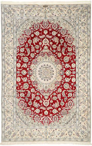 Nain 9La Signed: Ghambari Rug 196X300 Authentic
 Oriental Handknotted Beige/Light Brown (Wool/Silk, Persia/Iran)