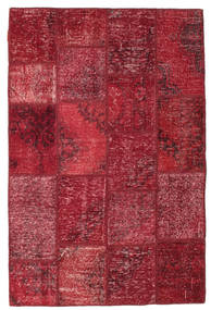 Patchwork Sag 119X180 Autentični
 Moderni Ručno Uzlan Tamnocrvena/Grimizno Crvena (Vuna, Turska)