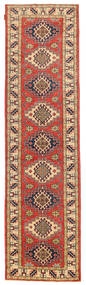 Kazak Tapete 79X298 Oriental Feito A Mão Tapete Passadeira Castanho Claro/Castanho Alaranjado (Lã, Paquistão)