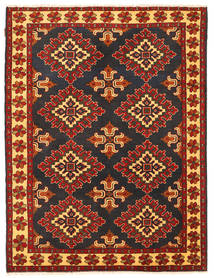 Kazak Tapete 150X202 Oriental Feito A Mão Castanho Alaranjado/Preto (Lã, Paquistão)