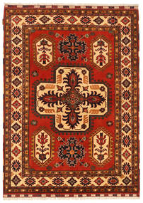 Kazak Tapete 147X200 Oriental Feito A Mão Castanho Alaranjado/Vermelho Escuro (Lã, Paquistão)