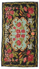 Rosekelim Moldavia Sag 193X346 Autentični
 Orijentalni Ručno Tkani Crna/Grimizno Crvena (Vuna, Moldavija)