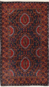 Baluch 러그 113X195 정품
 오리엔탈 수제 다크 레드 (울, 아프가니스탄)