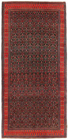 Senneh Patina Tapete 153X322 Oriental Feito A Mão Cinza Escuro/Vermelho Escuro (Lã, Pérsia/Irão)