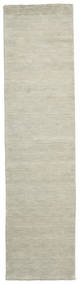 Handloom Fringes - Grey/Light_Green Sag 80X300 Moderni Staza Za Hodnik
 Svjetlosiva (Vuna, Indija)