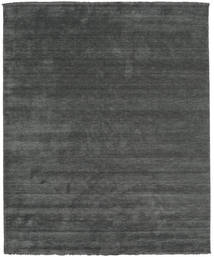Handloom Fringes - Dark Grey Rug 250X300 Modern Dark Grey/Dark Green Large (Wool, India)
