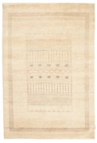 Gabbeh Loribaft Tapete 151X223 Moderno Feito A Mão Bege/Amarelo (Lã, Índia)