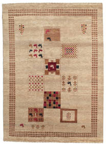 Gabbeh Loribaft Rug 153X213 Authentic
 Modern Handknotted Light Brown/Dark Beige (Wool, India)