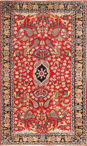 Najafabad Patina Figural/Pictural Tapis 188X320 D'orient Fait Main Rouille/Rouge/Marron (Laine, Perse/Iran)