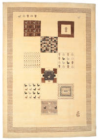 Gabbeh Loribaft Rug 200X292 Authentic
 Modern Handknotted Light Brown/Yellow/Light Pink (Wool, India)