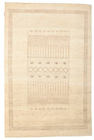 Gabbeh Loribaft Szőnyeg 146X224 Modern Csomózású Sárga/Bézs (Gyapjú, India)