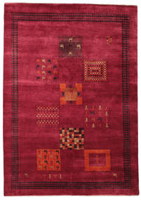 Gabbeh Loribaft Rug 193X275 Authentic
 Modern Handknotted Crimson Red/Dark Red (Wool, India)