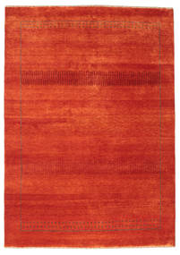 Gabbeh Loribaft Rug 150X213 Authentic
 Modern Handknotted Rust Red/Orange (Wool, India)