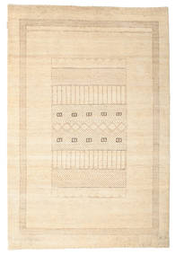 Gabbeh Loribaft Matto 150X222 Moderni Käsinsolmittu Beige/Vaaleanruskea (Villa, Intia)
