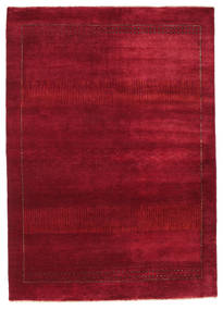 Gabbeh Loribaft Rug 145X205 Authentic
 Modern Handknotted Crimson Red/Dark Red (Wool, India)