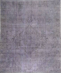 Colored Vintage Tapis 292X350 Moderne Fait Main Gris Clair/Violet Clair Grand (Laine, Perse/Iran)