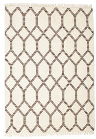 Renzo Tapete 160X230 Moderno Tecidos À Mão Bege/Castanho Claro (Lã, Índia)